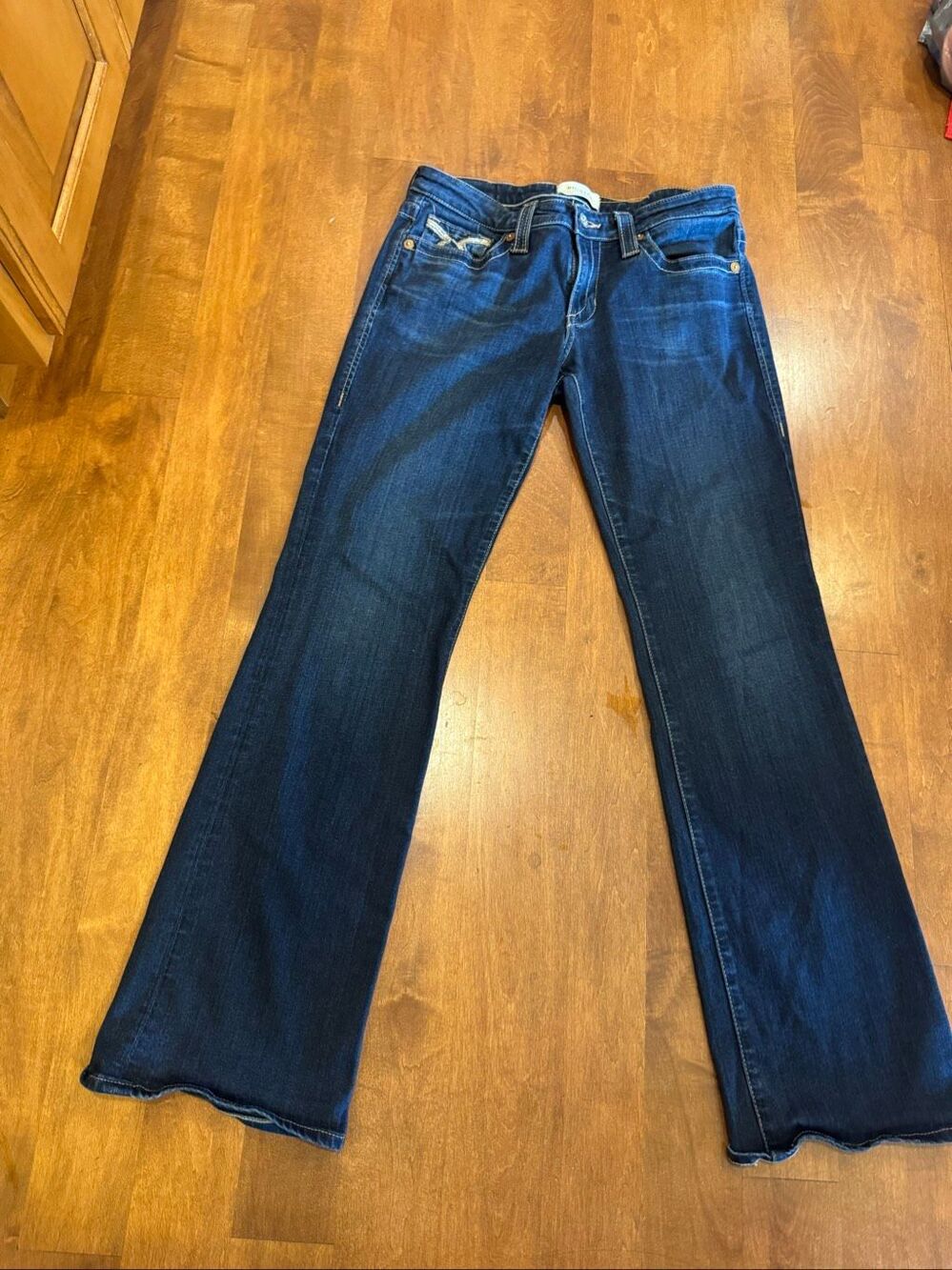 Big Star Liv Boot Jeans Womens 30R Dark Wash Bootcut Western Y2K Denim